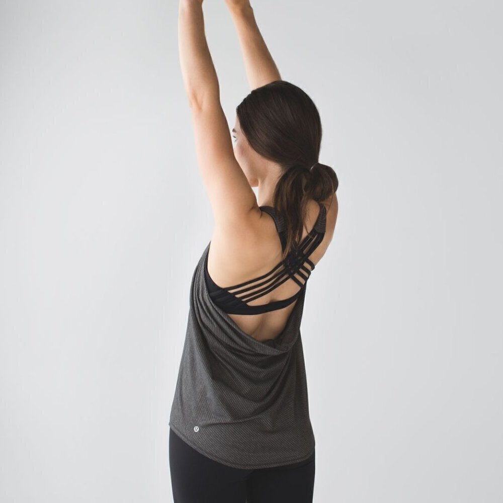 Lululemon Wild Tank- Heathered Black / Black - Picture 3 of 12